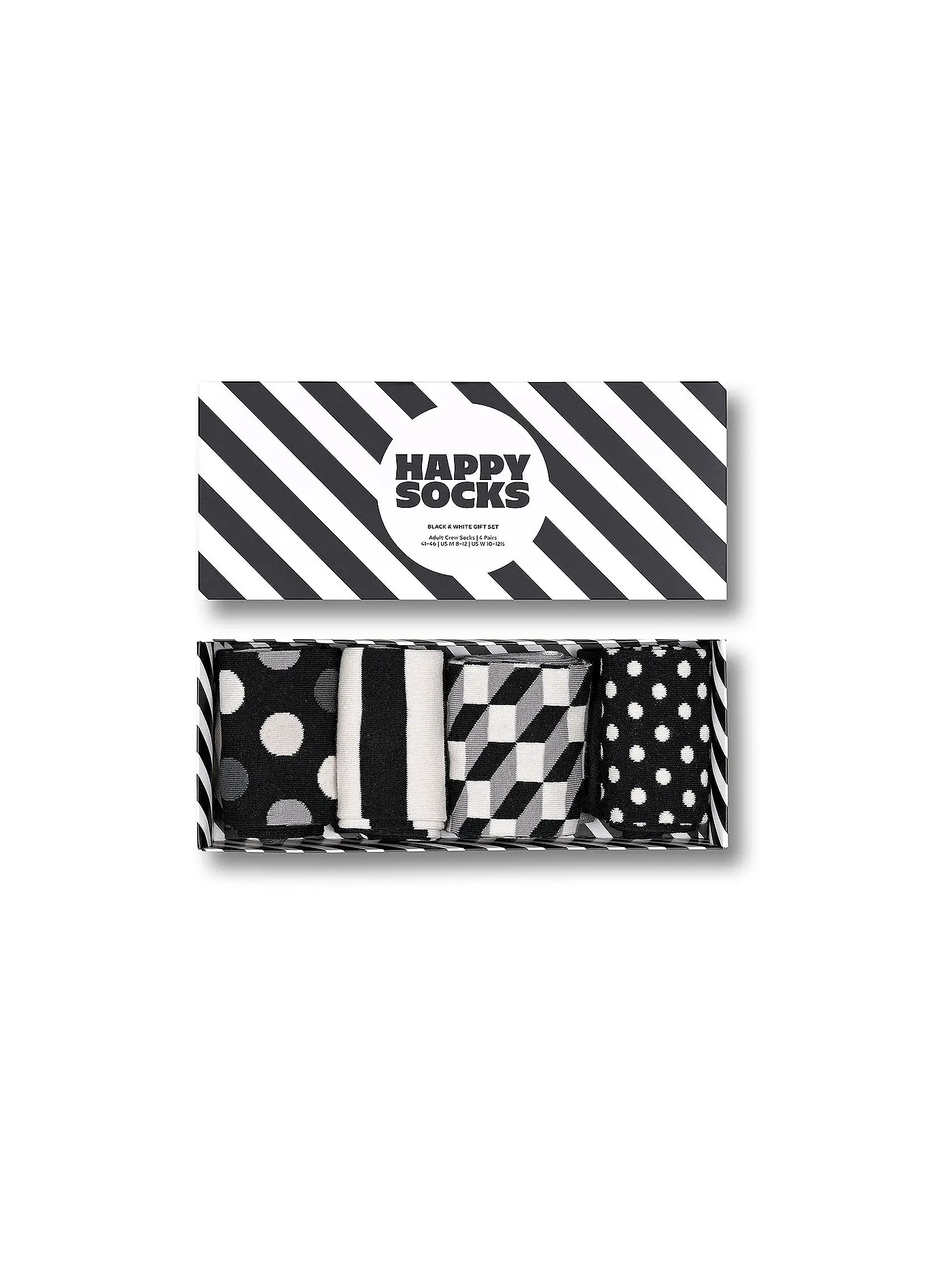 HAPPY SOCKS | Damen Geschenkset BLACK & WHITE 36 - 40 black | 